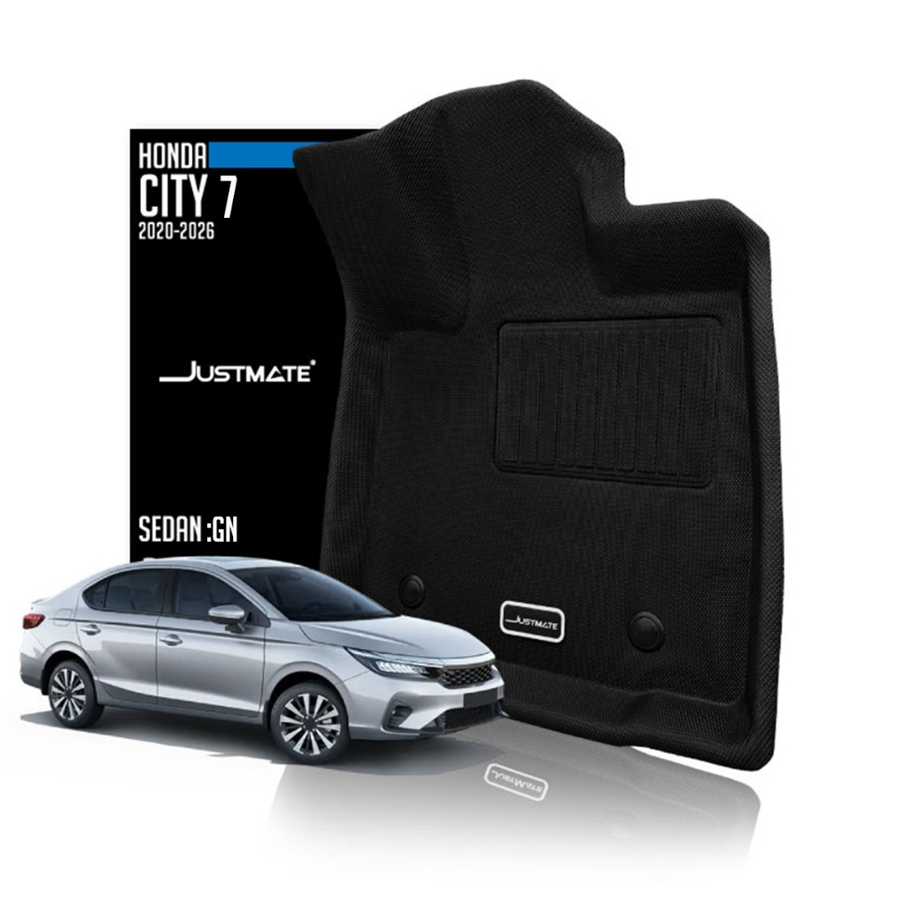 [JUSTMATE] HONDA พรมปูพื้นรถยนต์ CITY 7 :GN SEDAN 4 ประตู 2020 - 2026 ใช้ได้กับ น้ำมัน และ e:HEV