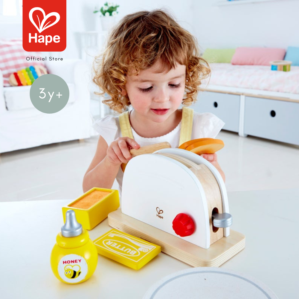 Hape - Pop-up Toaster Set        ชุดเครื่องปิ้งขนมปังป๊อปอัพ        3Y+ รูปที่ 2