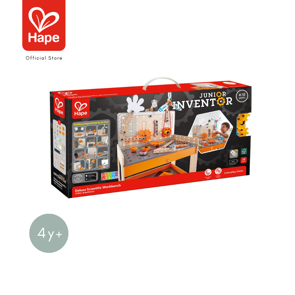 Hape - Deluxe Scientific Workbench        โต๊ะคิดค้นของนักวิทยาศาสตร์ตัวน้อย        4Y+ รูปที่ 8