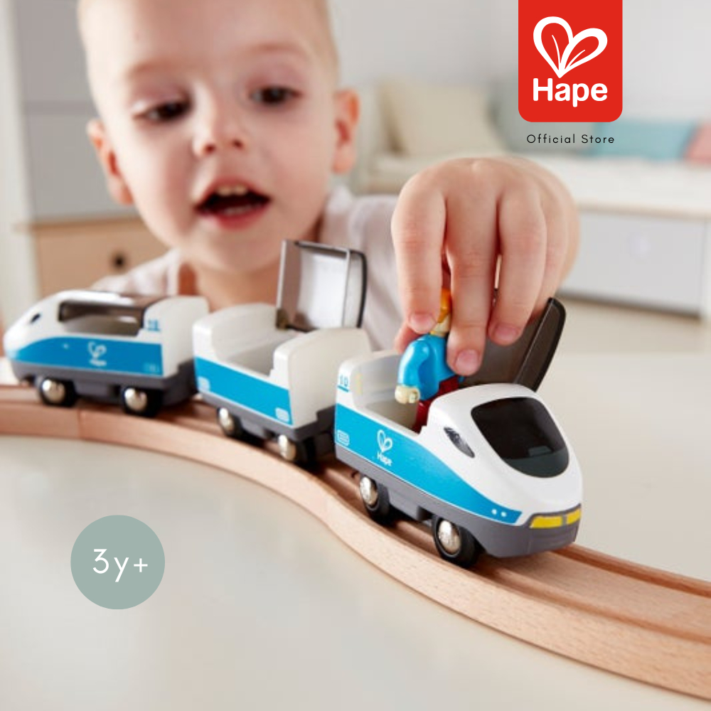 Hape Intercity Battery Train	ขบวนรถไฟฟ้า ใส่ถ่าน มีไฟ วิ่งเองได้	3Y+ รูปที่ 3