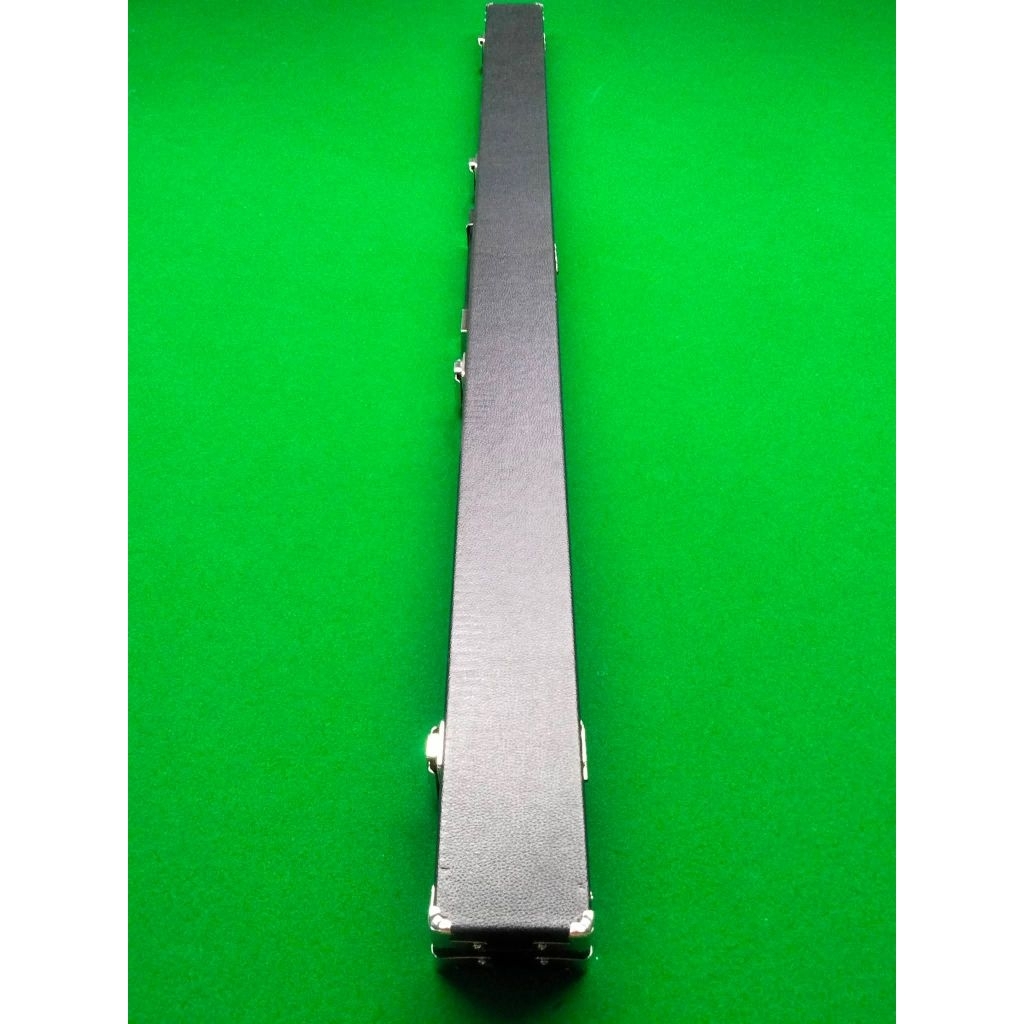 กล่องใส่ไม้คิวสนุกเกอร์2ท่อน (กล่องไม้หุ้มหนัง)ใส่ได้ทั้งแบบ2ท่อนต่อด้าม(3/4)และแบบ2ท่อนต่อกลาง(1/2)