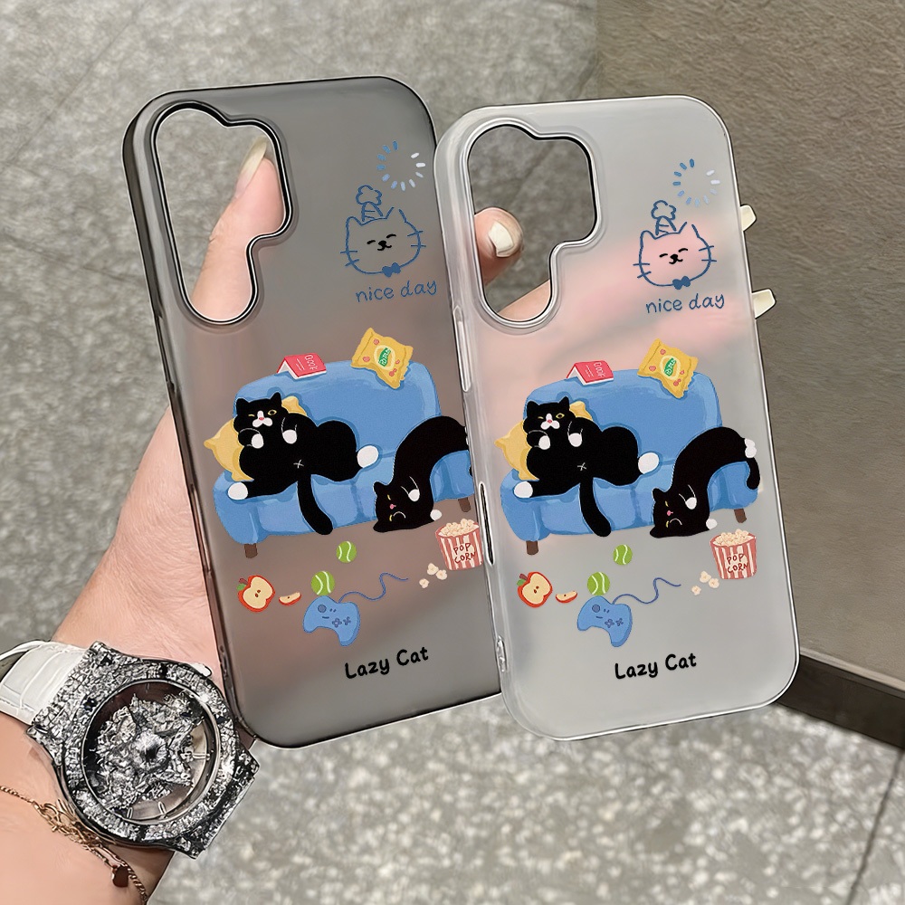 เคสโทรศัพท์ for Samsung A56 A55 Case Samsung A07 A35 A05S A16 A17 A36 A15 S24 S25 S26 Ultra A54 A34 A53 A26 น้ำค้างแข็ง