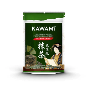 คาวามิมัทฉะญี่ปุ่นเกรดพรีเมี่ยม 100% ขนาด 100 กรัม Kawami 100% Japanese Matcha Prestige Collection Premium Grade 100 g.