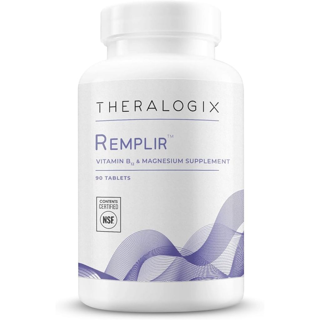 Theralogix Remplir® B12 & Magnesium Supplement 90 Tablets อาหารเสริมวิตามิน B12 และแมกนีเซียม