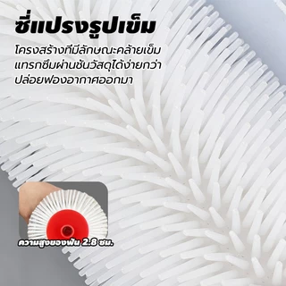 วลูกกลิ้งมีหนามแปรง ลูกกลิ้งหนาม นิ้วลูกกลิ้งมีหนาม 20นิ้ว ทนทาน มีด้ามจับ 50CM วัสดุพีอี สําหรับปรับระดับพื้น