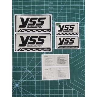 สติกเกอร์yss ดำเงา งานเหมือน
