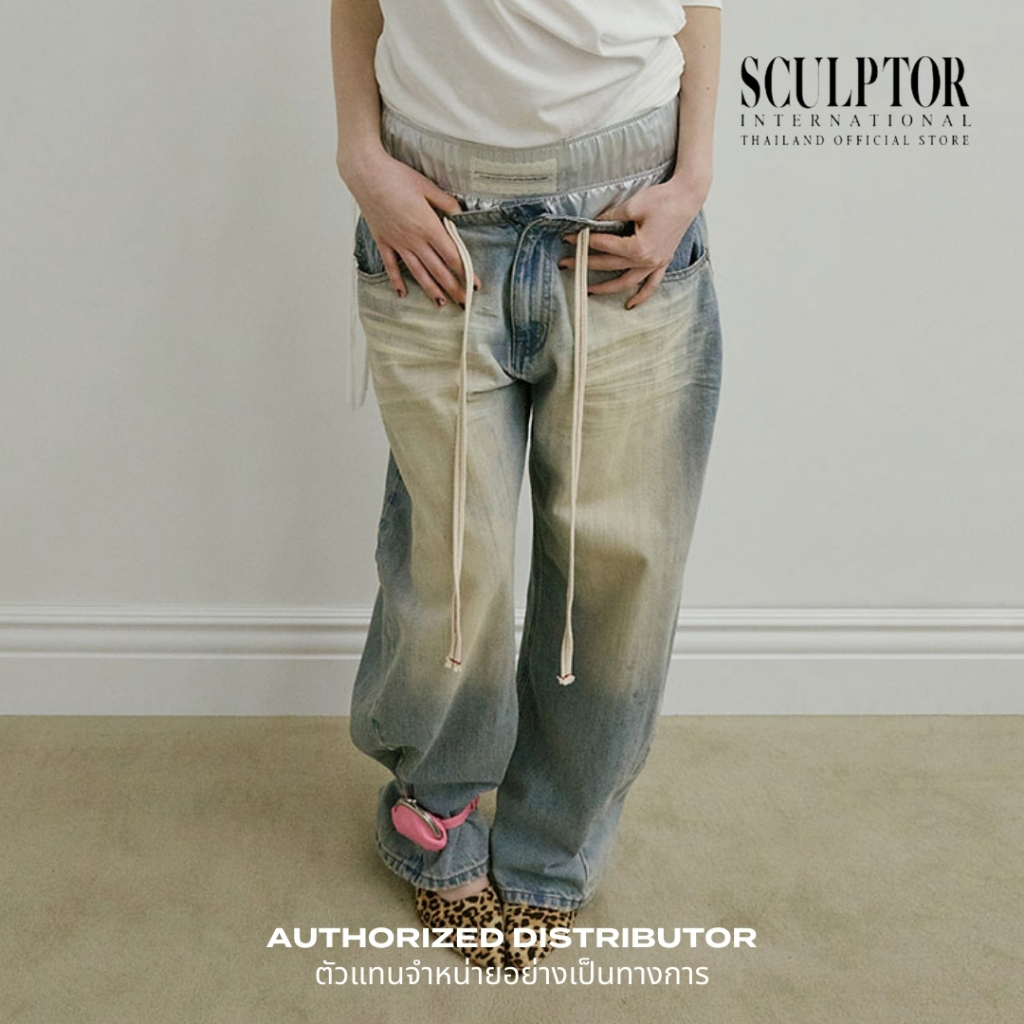SCULPTOR® กางเกงยีนส์ Brushed Denim Pants