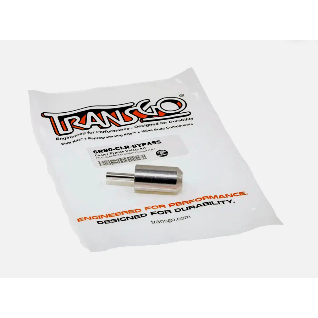 วาล์ว bypass ford อุณหภูมิน้ำมันเกียร์ Transgo Cooler flow Bypass Kit 6R60, 6R80 6R80-CLR-BYPASS