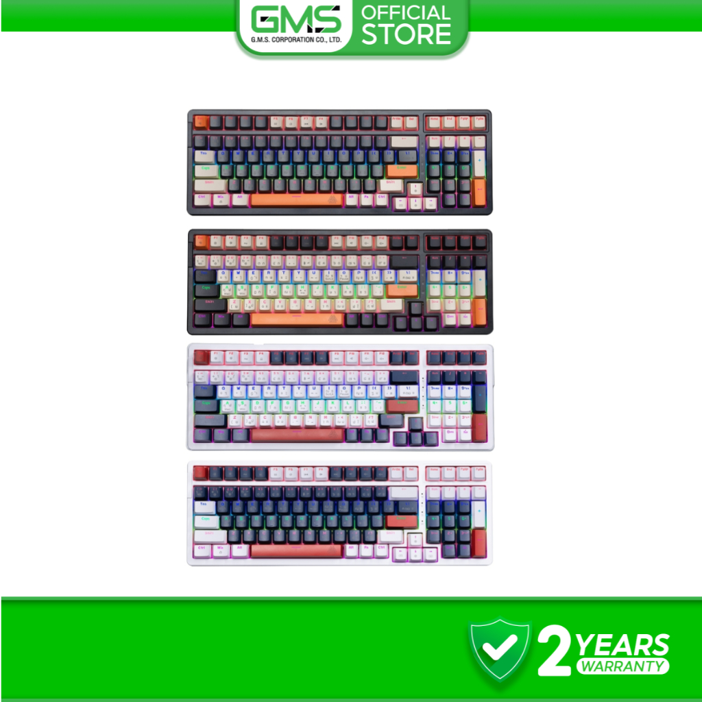 [สินค้ารับประกัน 2 ปี] EGA คีย์บอร์ดเกมมิ่ง TYPE CMK1 Mechanical MINI RGB CIY Switch มีให้เลือก 4 Layout