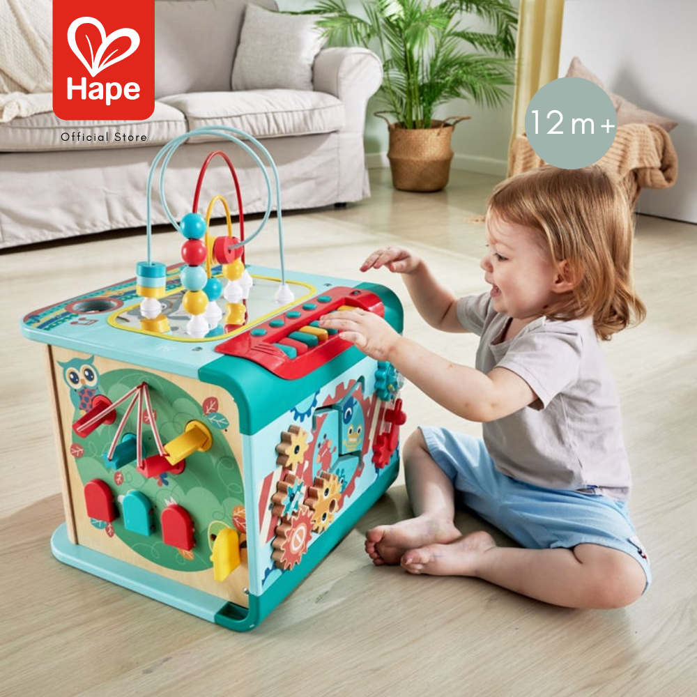 Hape Explore and Learn Magic Cube	กล่องกิจกรรมพร้อมดนตรี 5 ด้าน 	12M+ รูปที่ 2
