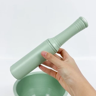 ครกพลาสติกเกาหลี พร้อมสาก ครกลิซ่า Mortar Made in Korea100% ครกปิคนิค ครกพกพา เบามาก 절구통