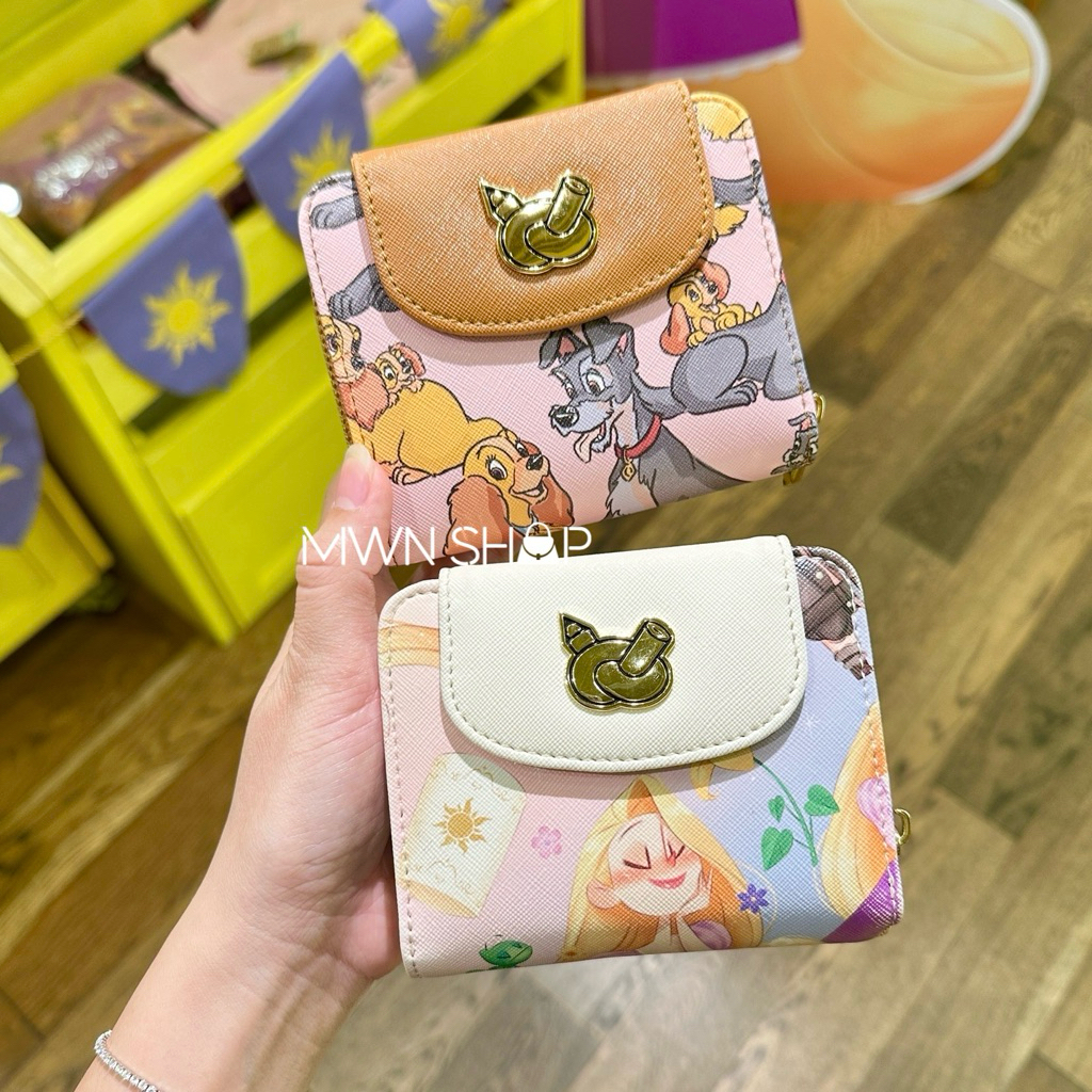 Kloset rapunzel, lady and the tramp, pastry กระเป๋าสตางค์ใบสั้น มีโค้ดลด30% claire พร้อมถุงกระดาษ ขอ