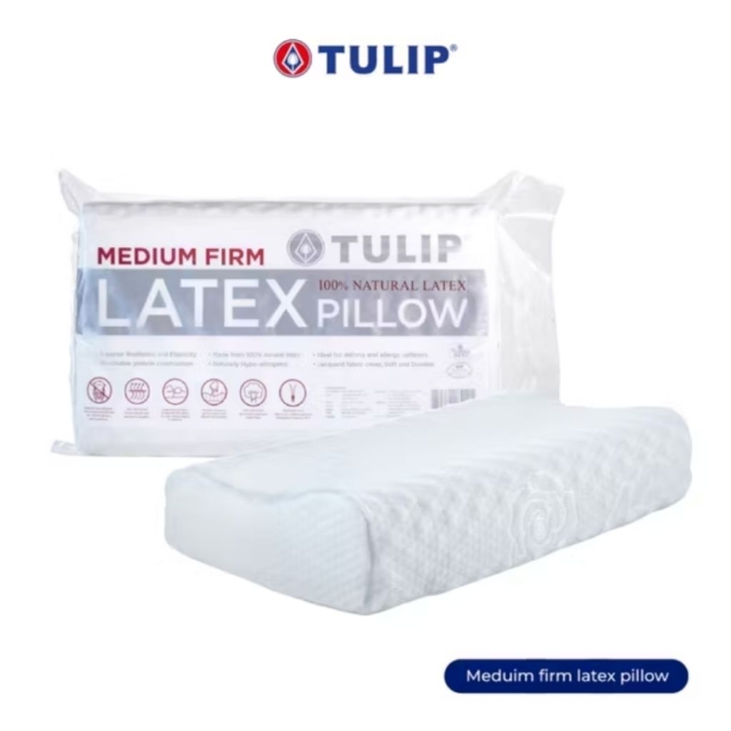 หมอนยางพารา(latex pillow) ยี่ห้อTulip