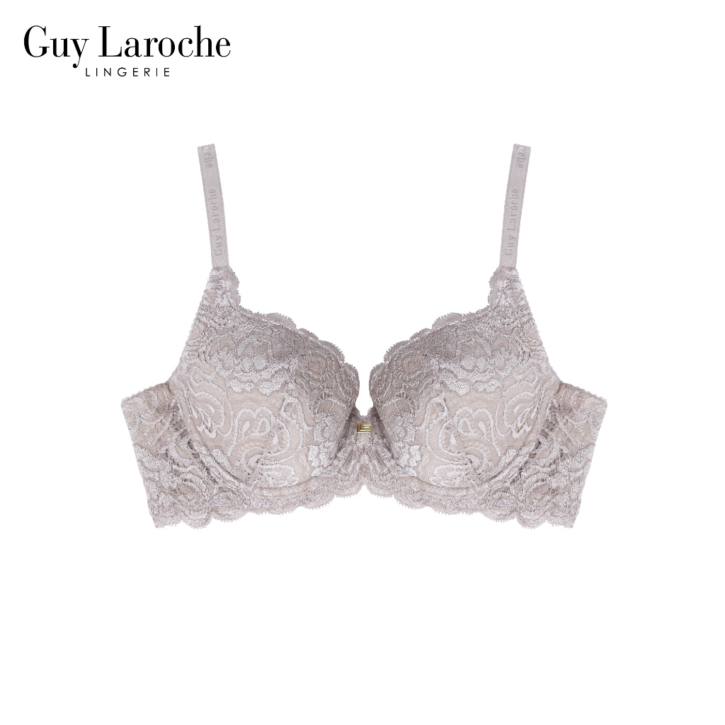 Guy Laroche Lingerie กีลาโรช บราลูกไม้ เสริมฟองน้ำไม่หนา Soft Mold Fullock Bra GB7R01