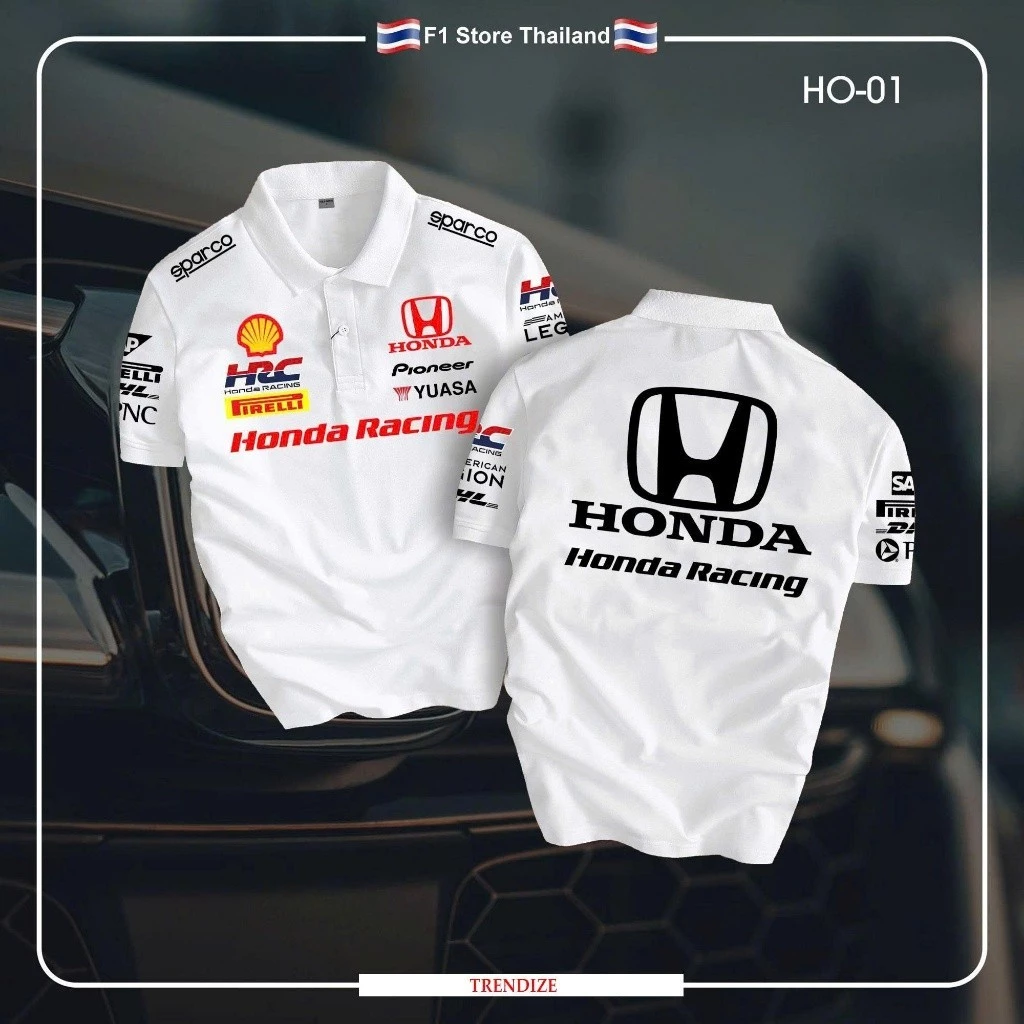เสื้อโปโลสำหรับผู้ชายและผู้หญิงจาก H Racing Culture ออกแบบมาให้ระบายอากาศได้ดีและเหมาะสำหรับการปั่นจักรยาน
