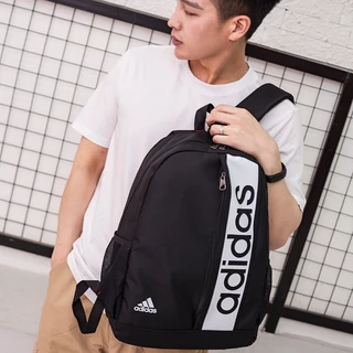 Adidas_ คู่แฟชั่นกระเป๋าเป้สะพายหลังคู่ร้อยกระเป๋าเป้สะพายหลังไนลอนสบาย ๆ
