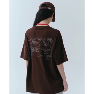 maison KEEPS | The Oversized Poem Tee | Unisex | เสื้อยืดทรง Oversized มี 2 Sizeให้เลือก อก44'' และ 48''