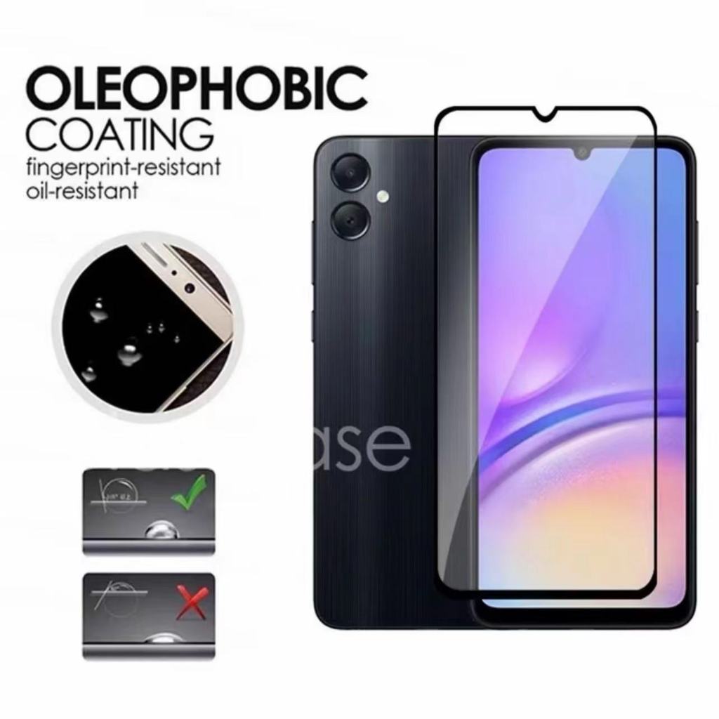 ส่งจากไทย ฟิล์มกระจกนิรภัย SAMSUNG A05 A05S A06  ฟิล์มเต็มจอ ฟิล์มป้อมกันจอแตก
