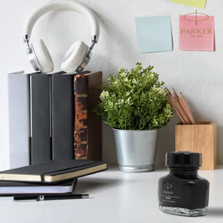 Parker น้ำหมึกขวด 57ml สีน้ำเงิน สีน้ำเงินเข้ม สีดำ หมึกขวดใช้กับหลอดสูบหมึก PARKER Quink Bottle Ink for Fountain pen