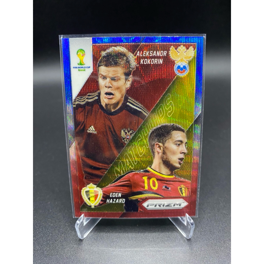 การ์ดฟุตบอล Eden Hazard / Aleksandr Kokorin – 2014 Panini Prizm World Cup | Matchups 🔥⚽