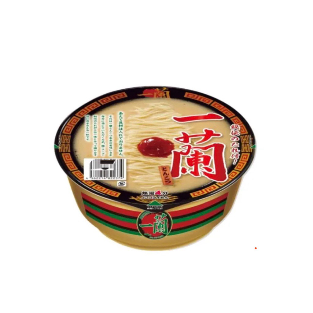 Ichiran Ramen Tonkatsu Cup Ramen อิจิรันราเมน ทงคัตสึราเมนแบบถ้วยพร้อมทาน