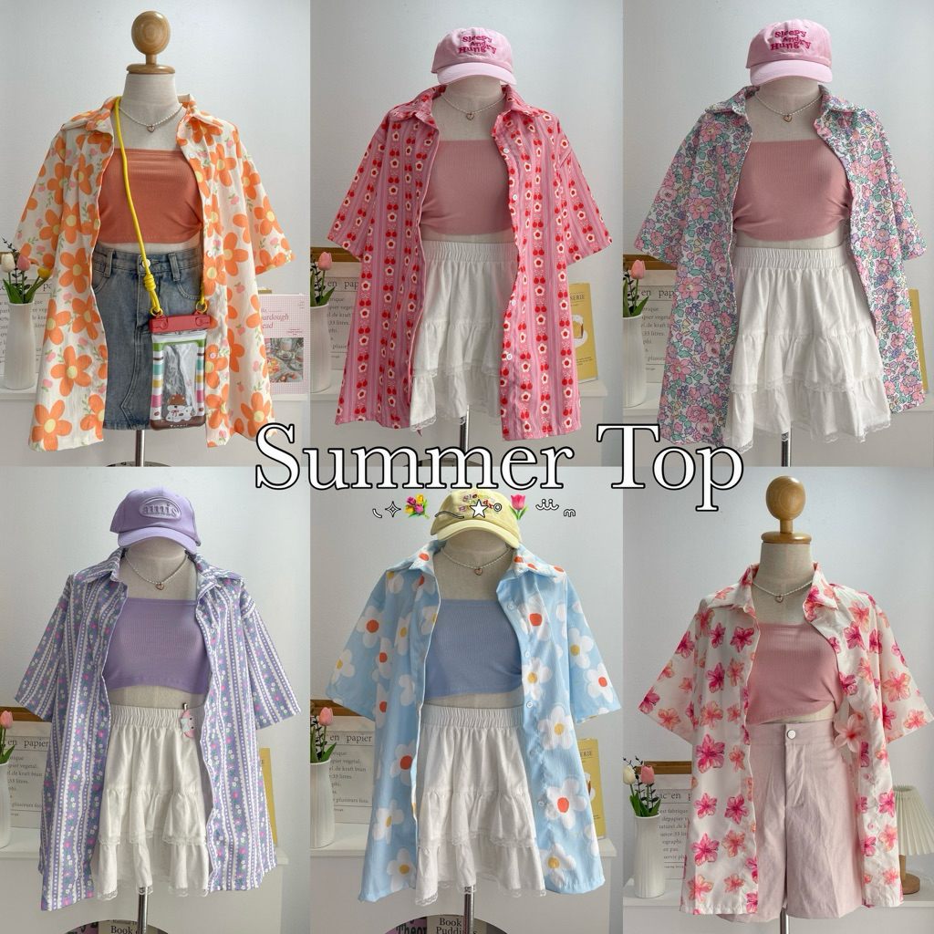 Summer Top เสื้อเชิ้ตซัมเมอร์