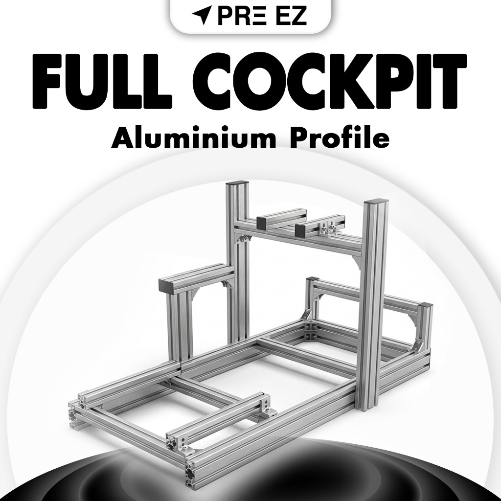 พร้อมส่ง ! Fullcockpit Aluminium Profile ไม่รวมเบาะ รับประกัน 1 ปี !!