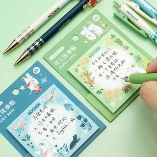 M&G Life Moomin Gel Pen ปากกาเจลสีดำ ขนาด 0.5 มม. กระดาษโน้ตแบบติดได้