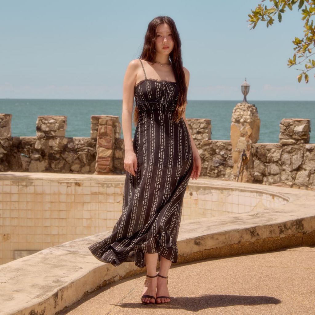 เดรสยาว Black Summer Dress | PJKK.STUDLO