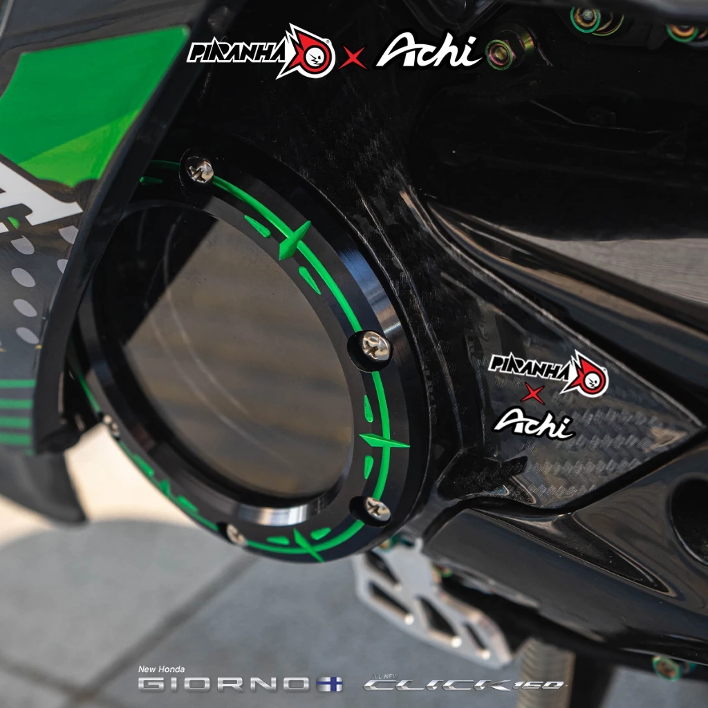 ฝาครอบ CVT แต่ง CNC PIRANHA สำหรับ GIORNO 125 thumbnail 3