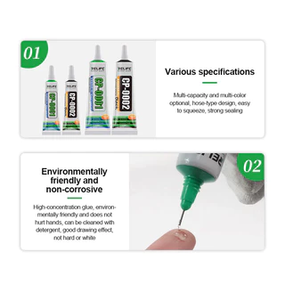 RELIFE กาวติดขอบจอ CP-0001 กาวใส / CP-0002 กาวดำ 3ML 15ML 50ML