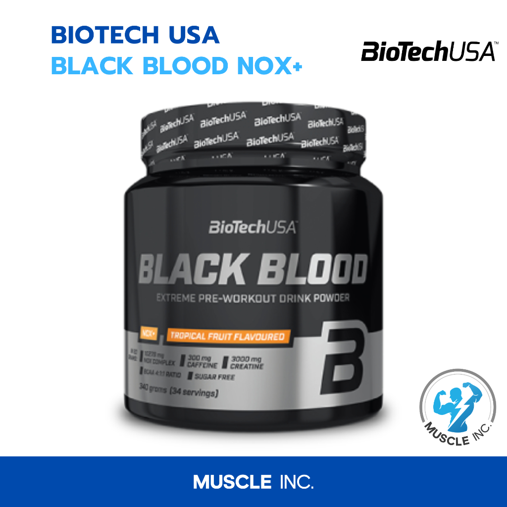 Biotech USA- Black Blood NOX+ 34srv พร้อมส่ง!!