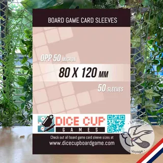 [OPP] Sleeves ซองใส ซองใส่การ์ด 50m ซองแก้ว ราคาคุ้ม รุ่นแพ็คละ50ซอง ซอง Dice Cup (รุ่นใหม่) [Accessories for Boardgame]