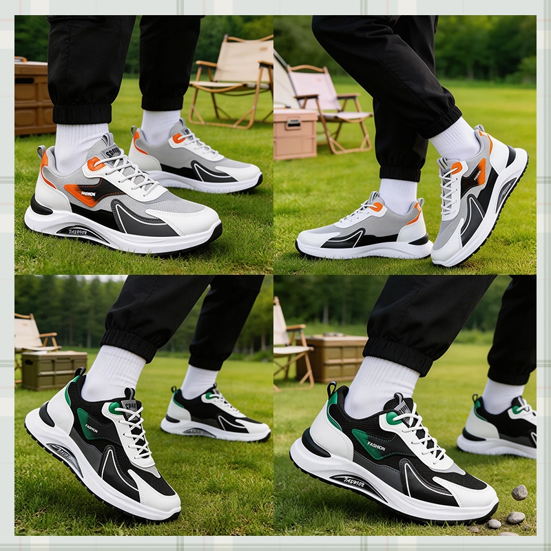 XWbrand รองเท้าผ้าใบลำลองผู้ชายรุ่นใหม่ หนา ระบายอากาศ รูปที่ 2