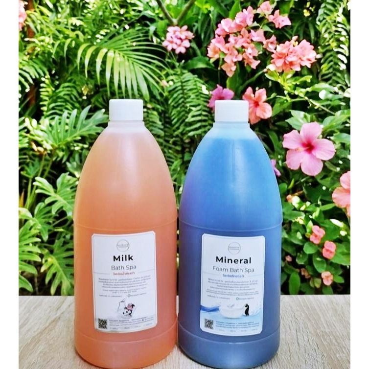 น้ำแร่น้ำนมสปาผิวขาว 1000ml. เข้มข้นคุณภาพสูง**(สั่งแยกได้) มาตรฐานสปาของแท้ By Natwalai