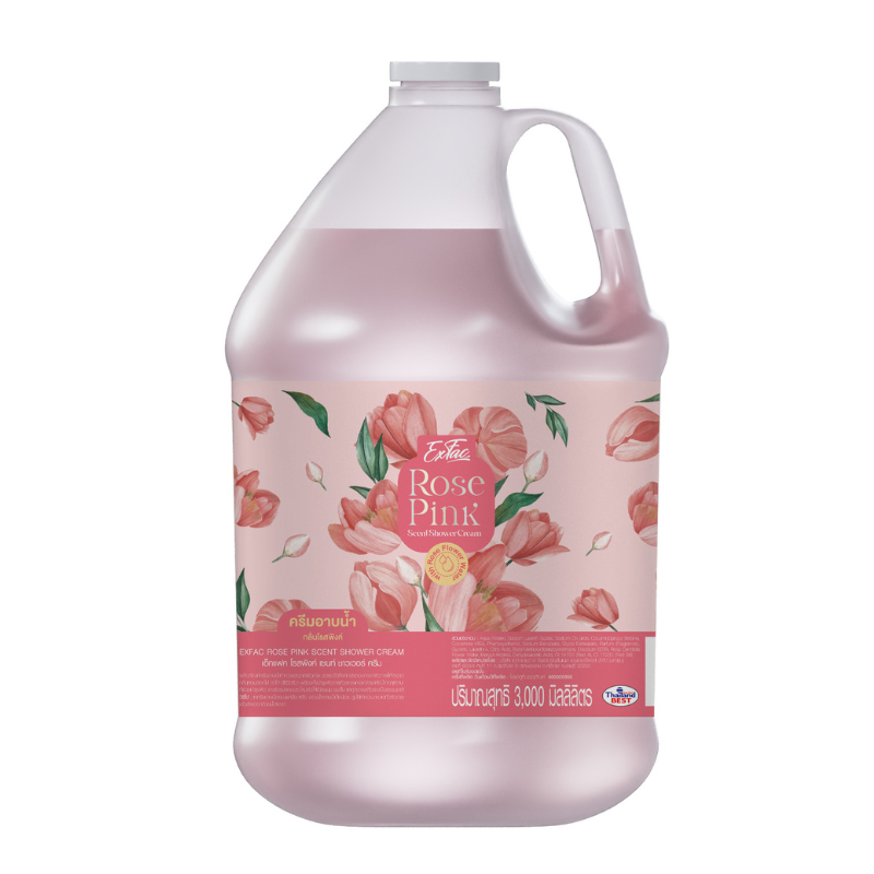 Exfac Rose Pink Scent Shower Cream 3.0 L