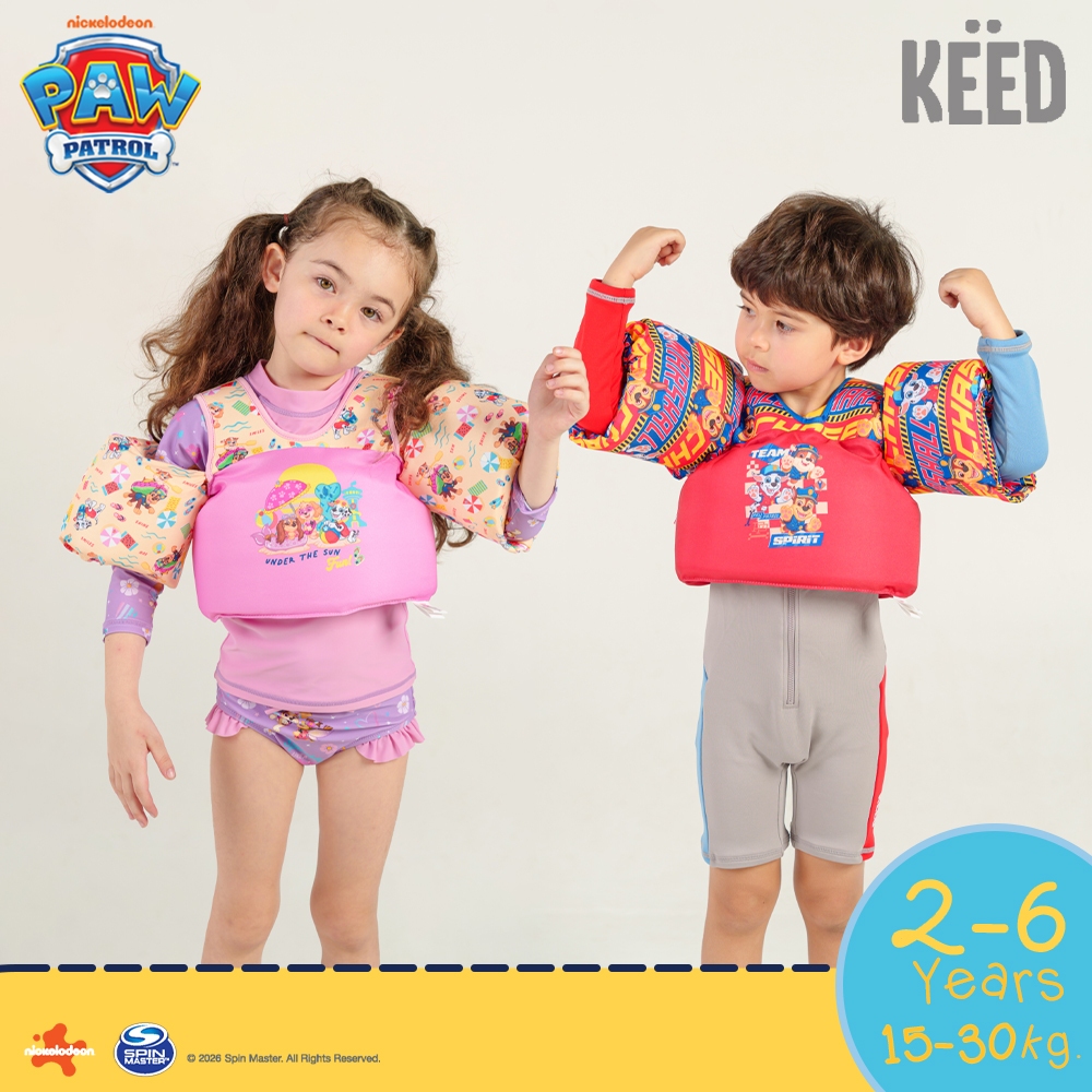 ✨NEW✨ KEED X Paw Patrol Collection ชูชีพห่วงพยุงมีปลอกแขน สำหรับน้องอายุ 2-6 ปี