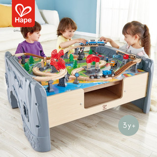 Hape - 70 Piece Railway Train & Table Set        โต๊ะรถไฟ 70 ชิ้น พร้อมรถไฟแบตเตอรี่        3Y+ รูปที่ 3