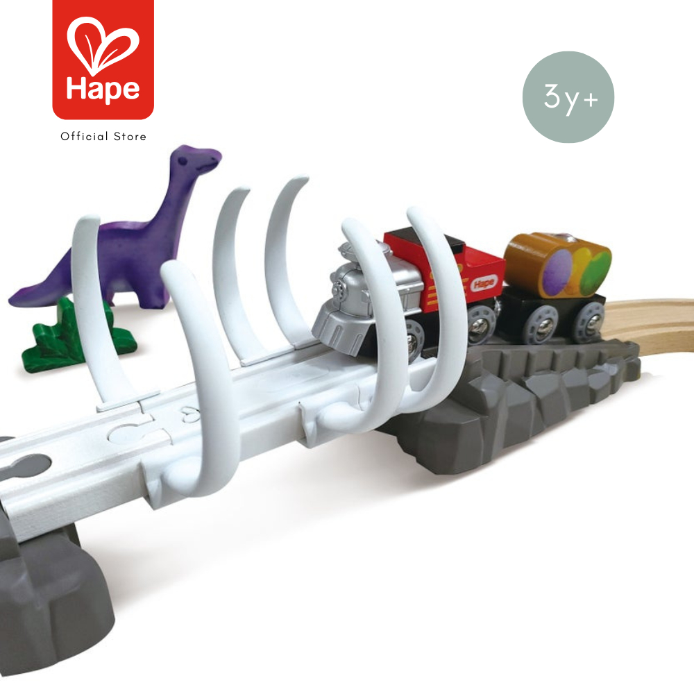 Hape - Dino Railway Adventure Set ชุดรางรถไฟยุคไดโน (เรืองแสง) 3Y+ รูปที่ 6