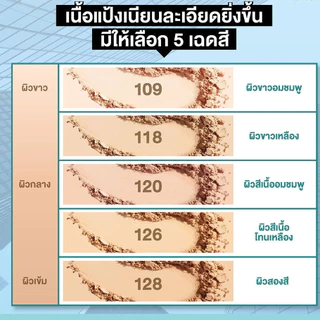Maybelline FITME เมย์เบลลีน ฟิตมี แมท พอร์เลส แป้งพัฟ ผสมรองพื้น คุมมันติดทนนาน [9g]