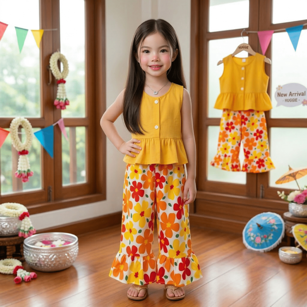 พร้อมส่ง ร36-ร39 5031 ชุดสงกรานต์