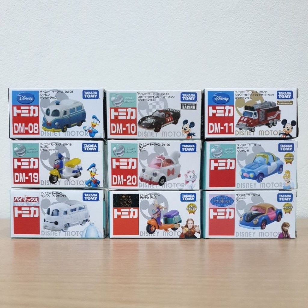 Tomica Disney Motors มือ1 รถเหล็ก ดีสนีย์ Takara Tomy Anna Baymax Marie Donald Mickey Alice Cinderella