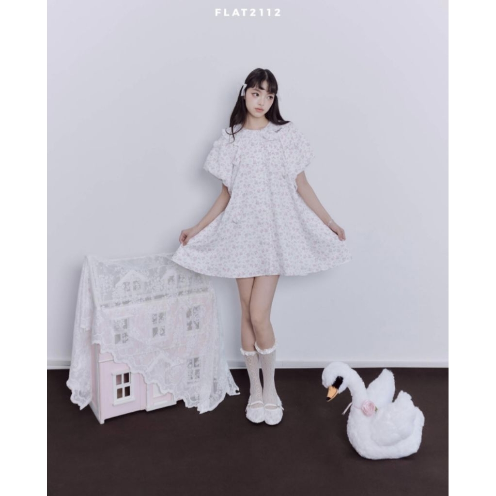 Flat2112 Heartbloom Dolly Mini Dress