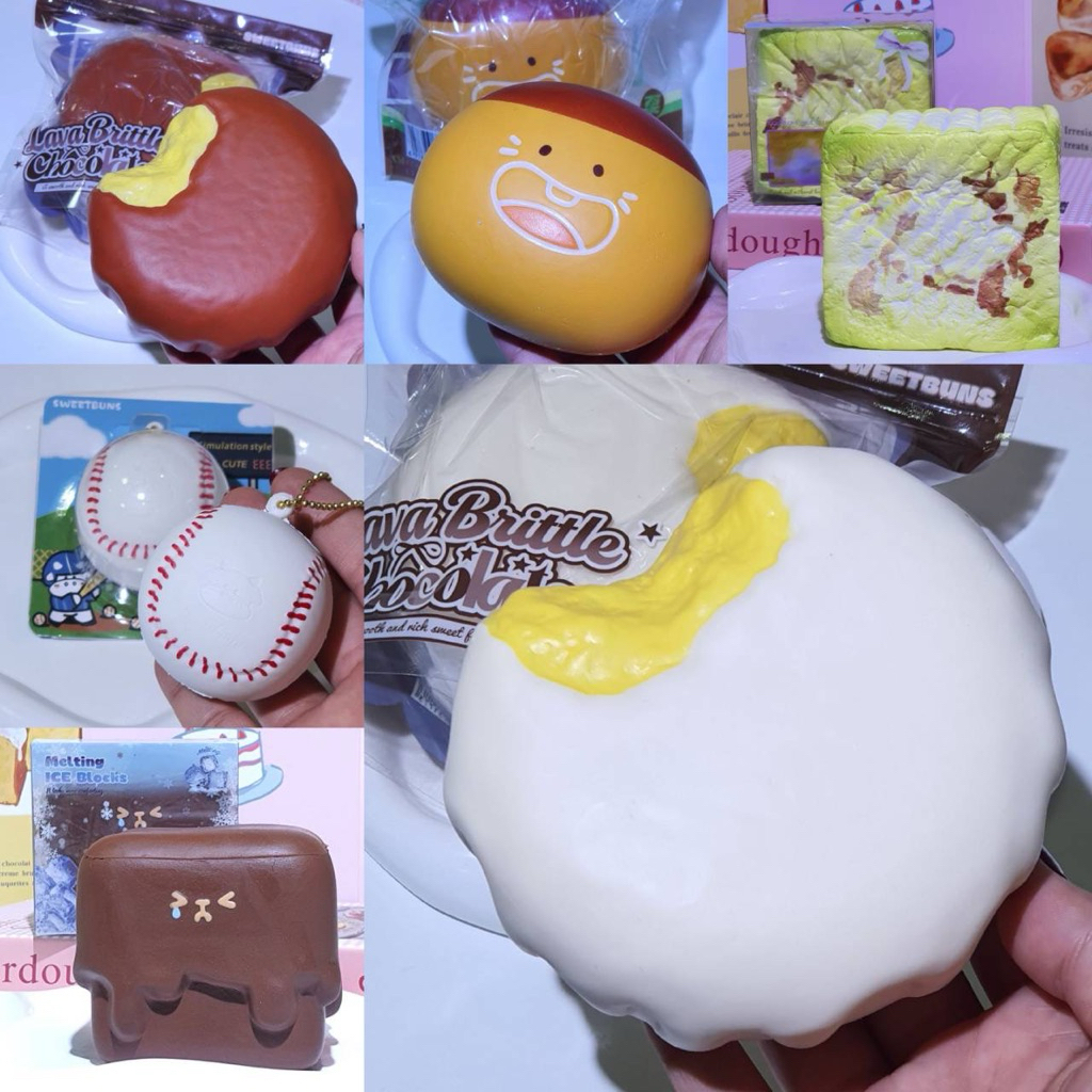 [พร้อมส่ง🇹🇭] สกุชชี่ ‘Sweetbuns‘ เนื้อนุ่ม / สโลว์ ทั้งล็อต | Tara squishy