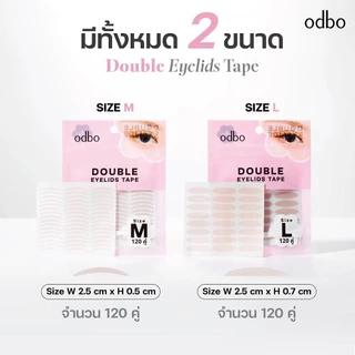 ถูก/แท้/มีไลฟ์ เทปติดตาสองชั้น ODBO Double Eyelids Tape เทป เทปติดเปลือกตา ตาสองชั้น มีกาวในตัว ติดแน่น ทนนาน