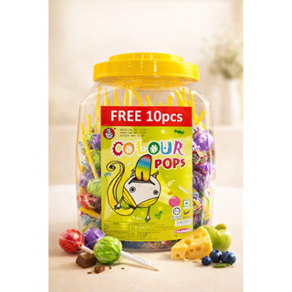 อมยิ้มColour Pops 1ขวด 110ชิ้น