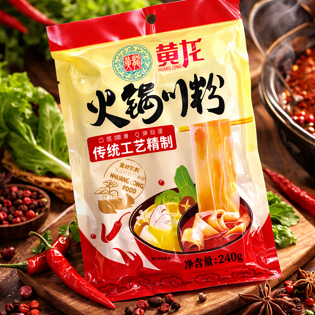 เส้นมันเทศ เส้นเหนียวหนึบ อร่อย สำหรับหม้อไฟ ขนาด 240กรัม