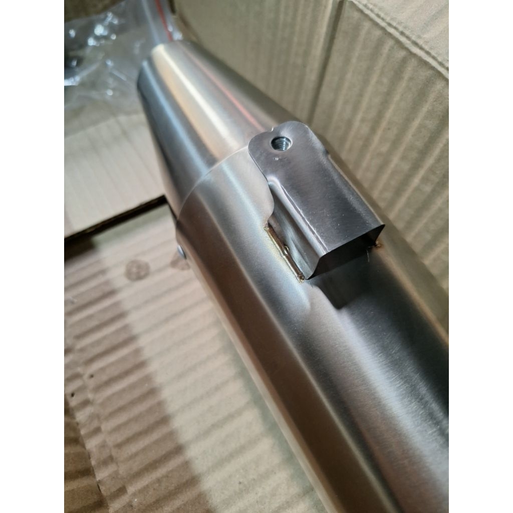 ปลายท่อไอเสีย CT125 สแตนเลส ใส่กับคอท่อ NK Racing เท่านั้น