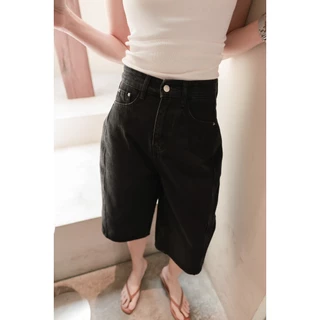 (พร้อมส่ง) Baggy Shorts Jeans กางเกงยีนส์baggy ขาสั้น3ส่วนรุ่น 11028 TAG FSY 🇰🇷