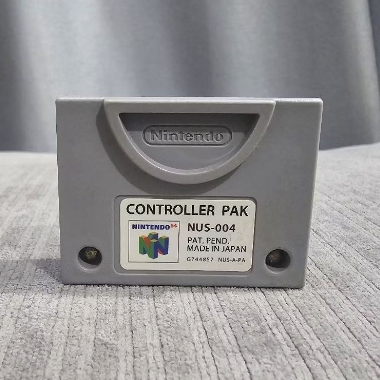 Nintendo 64 Controller Pak (NUS-004) เมมโมรี่การ์ด N64 [มือสอง/งานญี่ปุ่น​แท้]